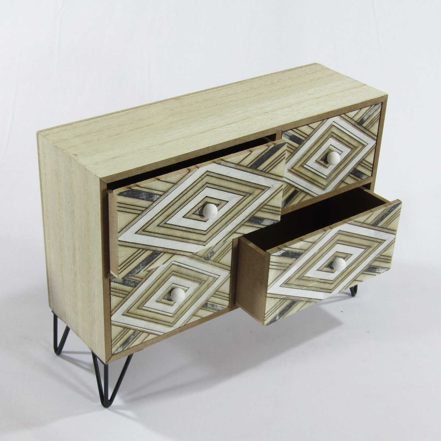 MINI GABINETE C/CAJONES - 30X17CM - Feria Asunción