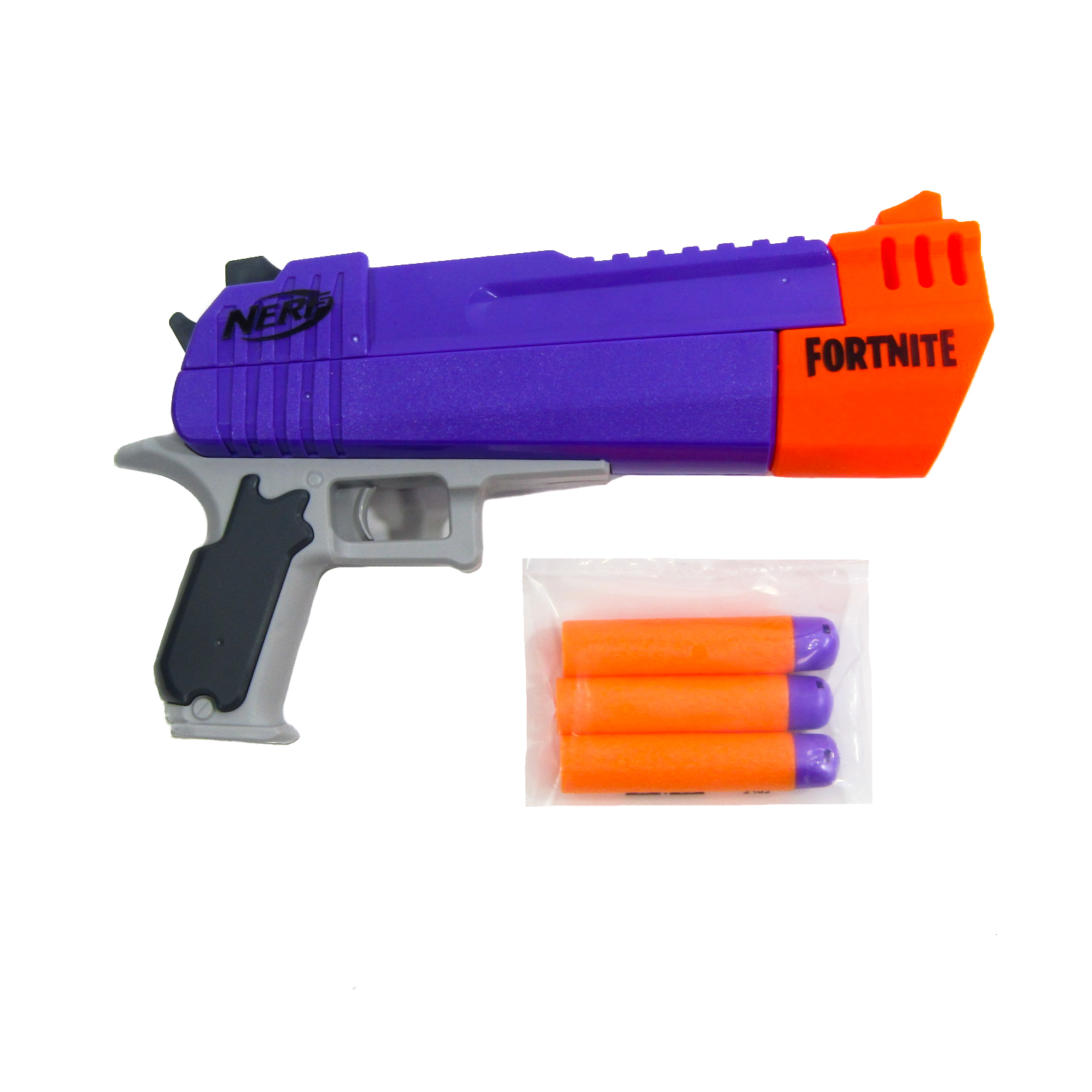 pistola nerf naranja