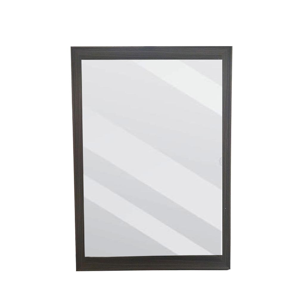 ESPEJO RECTANGULAR CON MARCO GRIS - GRIS - 104X74CM - Feria Asunción