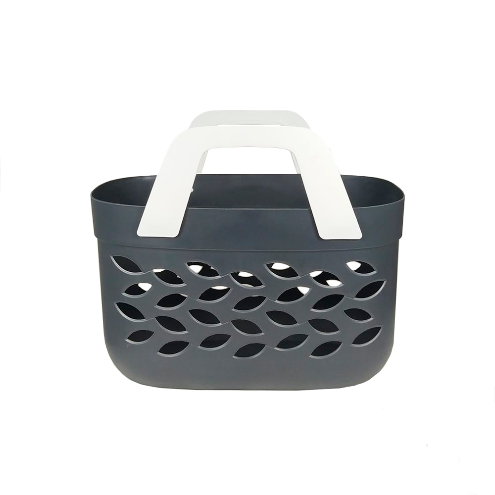 CESTA PARA LAVANDERIA 30 LITROS - GRIS OSCURO - 49.5X31.4X41.5CM