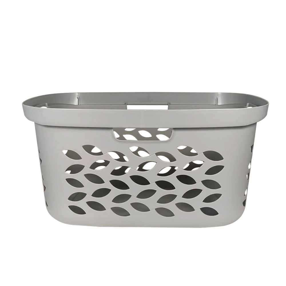 CESTA PARA LAVANDERIA GRIS 63 LITROS - GRIS - 64.7X43.8X31.2CM - Feria